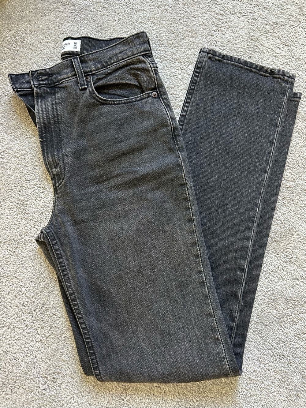 Abercrombie & Fitch sz 26 jeans washed black